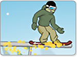 Игра Downhill Snowboard 2