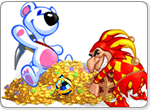 Игра Снежок. Охотник за сокровищами 3